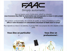 Tablet Screenshot of faac-idf.fr